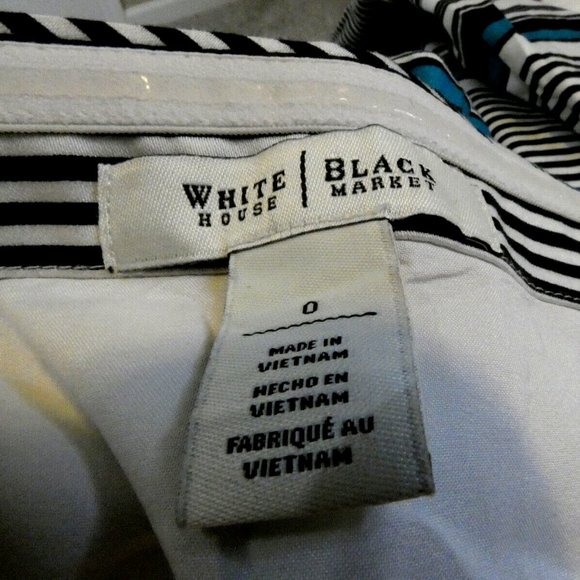 Striped SunDress, Summer Lightweight White House Black Market Quality Size 0 - Picture 8 of 11